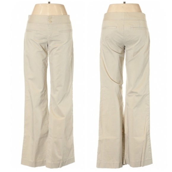 Old Navy Pants - Old Navy Tan Stretch Bootcut Khakis